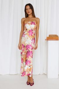3-beat pumpin maxi dress floral